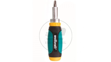 Miniwkrętak z mechanizmem grzechotkowyn i 5 bitów /1237801/ WF1237000