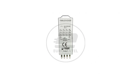 Przekaźnik czasowy 4P 6A 1sek-100h 230V AC załączanie na nastawiony czas T-R4Wu-2014-23-5230 854017