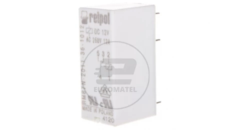 Przekaźnik miniaturowy 1P 12V DC PCB AgNi RM87N-2011-35-1012 600180