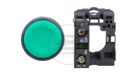 Przycisk sterowniczy 22mm zielony 1Z 0R z samopowrotem XB5AA31