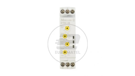 Przekaźnik czasowy 1P 3A 0,05sek-100h 24-240V AC/DC migotanie, 2 czasy ,(ZAŁ-/WYŁ-czas zmienny) ETR2-44 262730