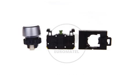 Przycisk sterowniczy 22mm czarny 1Z z samopowrotem ST22-KCZ-10.