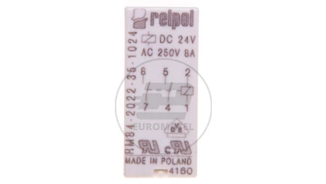 Przekaźnik miniaturowy 2Z 24V DC PCB AgNi RM84-2022-35-1024 600468