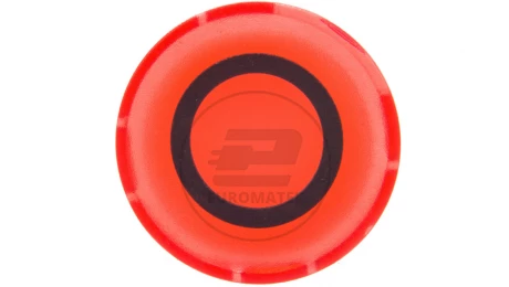 Soczewka przycisku 22mm płaska czerwona z symbolem STOP 0 M22-XDL-R-X0 218159