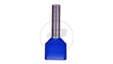 Końcówka tulejkowa izolowana TID 2x2,5mm2/13mm niebieska cynowana TID2x2,5L13 /100szt./
