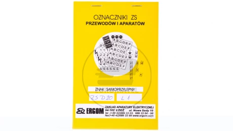 Znaki samoprzylepne ZS D20/L1 E04ZP-02030402700