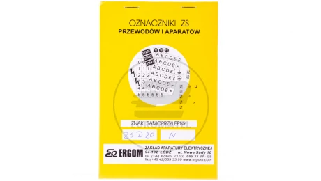 Znaki samoprzylepne ZS D20/N E04ZP-02030403500