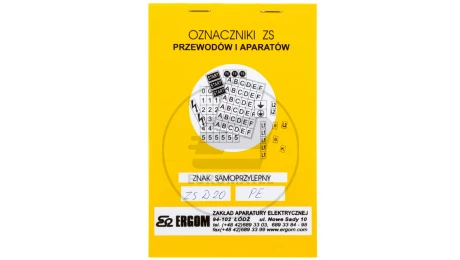 Znaki samoprzylepne ZS D20/PE E04ZP-02030403400