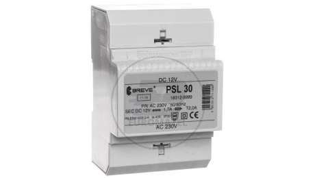 Zasilacz transformatorowy PSL 30 230VAC/12VDC 20W 1,7A 18312-9999