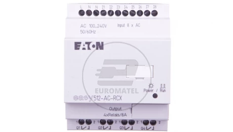 Przekaźnik programowalny 230V AC 8we, 4wy (przekaźnikowe) EASY512-AC-RCX 274105