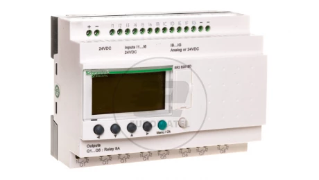 Przekaźnik programowalny 24V DC 6we 8wy Zelio Logic SR2B201BD
