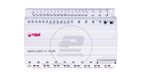 Przekaźnik programowalny 24V DC 16we, 8wy bez wyswietlacza i klawiatury NEED-24DC-11-16-8R 857366
