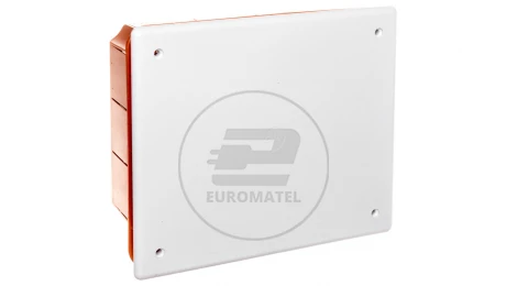 Puszka podtynkowa 160x130x70mm ze śrubami biała OL10004
