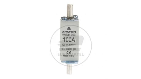 Wkładka bezpiecznikowa NH000 100A gG 500V WT-000 1115282113T