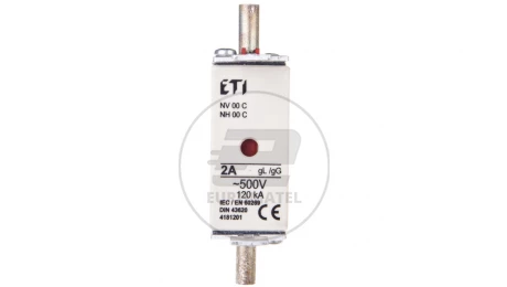 Wkładka bezpiecznikowa KOMBI NH00C 2A gG/gL 500V WT-00C 004181201