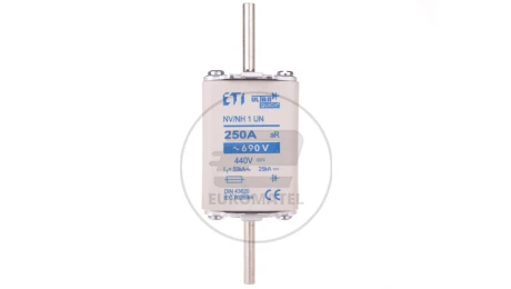 Wkładka bezpiecznikowa NH1 250A aR 690V M1UQ U-N 004333216