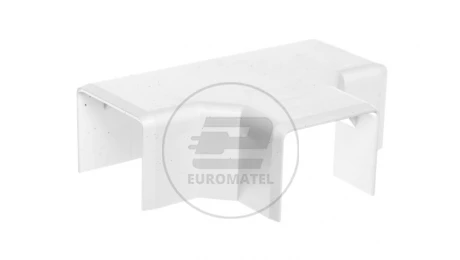 Trójnik 25.2x 20.2mm kremowo-biały LHD 25x20 8914