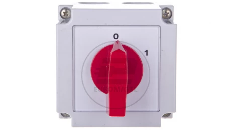 Łącznik krzywkowy 0-1 1P 10A w obudowie 4G10-90-PK R012