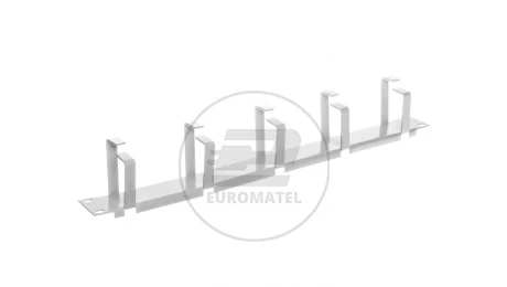 Panel przedni 19 cali z prowadnicami kabli z metalu NWS-FP/KFB/M/1HE 255029