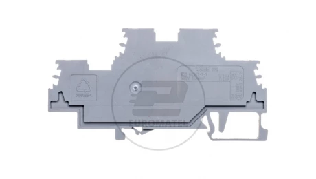 Złączka szynowa 2-piętrowa 1,5mm2 szara 279-501