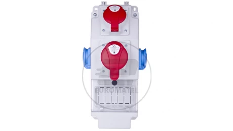 Rozdzielnica budowlana 5P/32A 5P/16A 2x2P+Z 5 modułów ROS 5X-15