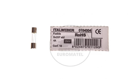 Wkładka aparatowa 5x20mm 4A F /szybka/ 250V 006710023 /10szt./