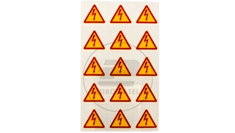 Znaki samoprzylepne typu BŁYSKAWICE ZS 25 LIGHTNING E04ZP-02030200500 /150szt/