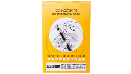 Oznacznik do opisywania ręcznego TS 5 biały E04ZP-02010100500 /50szt./