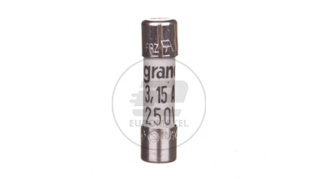 Wkładka bezpiecznikowa cylindryczna 5x20mm 3,15A F 250V 010230