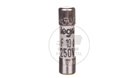 Wkładka bezpiecznikowa cylindryczna 5x20mm 10A F 250V 010296