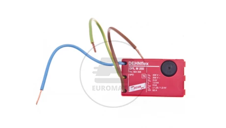 Ogranicznik przepięć D Typ 3 2P 3kA 1,5kV 255V (kapsułka do puszki i gniazda) DEHN flex M 255 924396
