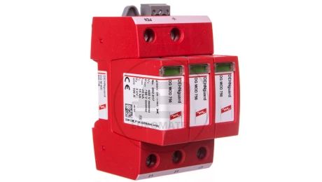 Ogranicznik przepięć C Typ 2 3P 15kA 3kV ( napiecięcie znamionowe warystora Umov = 750V AC, do IT 500) DEHNguard M WE 600 FM 95
