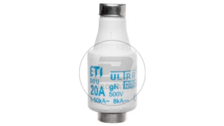 Wkładka bezpiecznikowa 20A DII gR 500V DIIUQ20A E27 004322006