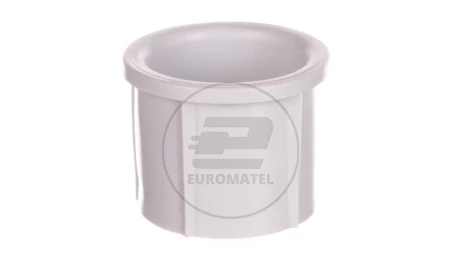 Końcówka rury 21mm biały PCV 4921