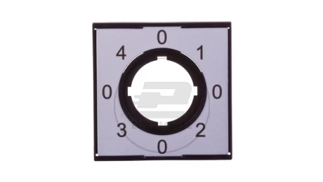 Tabliczka opisowa aluminium kwadratowa 0-1-0-2-0-3-0-4 M22-XCK2 279435