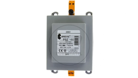 Transformator 1-fazowy PSZ 160VA 230/24V /na szynę/ 16024-9952