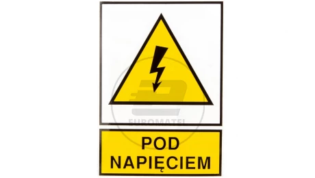 Tabliczka /znak ostrzegawczy/ TZO 148X210S PODNAP. E04TZ-01011140800 /10szt./