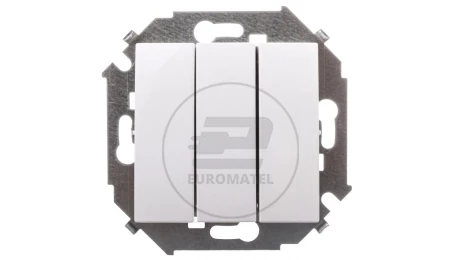 Simon 15 Łącznik trzybiegunowy biały 1591391-030
