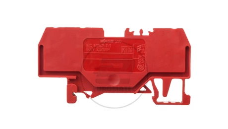 Złączka szynowa 3-przewodowa 2,5mm2 czerwona 280-653