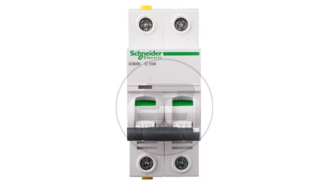 Wyłącznik nadprądowy 2P C 10A 6kA AC iC60N-C10-2 A9F04210
