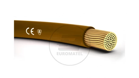 Przewód instalacyjny H05V-K 0,75 brązowy 4510032 /100m/