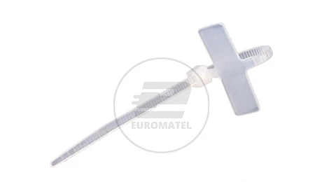 Opaska kablowa z tabliczką opisową 100x2,5 biała BMT52100E / 52100ME /100szt./