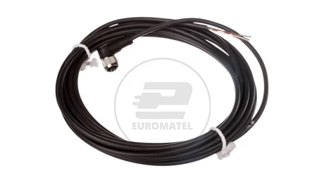 Złącze wtykowe żeńskie M12 kątowe /5m/ XZCP1241L5
