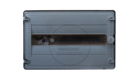 Rozdzielnica modułowa 1x18 natynkowa IP40 Golf (drzwi transparentne) VS118TD