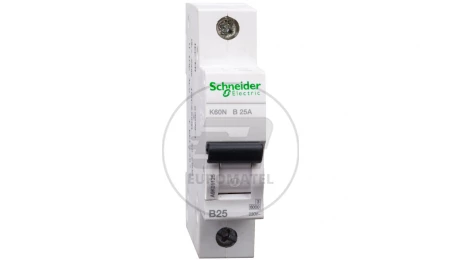 Wyłącznik nadprądowy 1P B 25A 6kA AC K60N A9K01125