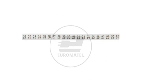 Oznacznik DK 2/Z5 /21-30/ biały 89280006 (100szt.)