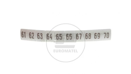 Oznacznik biały DK2/Z5 /61-70/ 89299006 (100szt.)