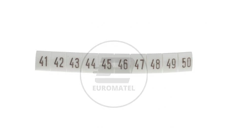 Oznacznik biały DK2/Z5 /41-50/ 89297006 (100szt.)