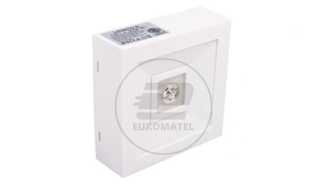 Oprawa awaryjna 3W 1h IP41 Ikl. LOVATO NO jednozadaniowa autotest LVNO/3W/B/1/SE/AT/WH