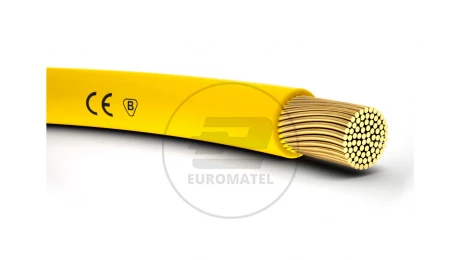 Przewód instalacyjny H05V-K 1 żółty 4510113 /100m/